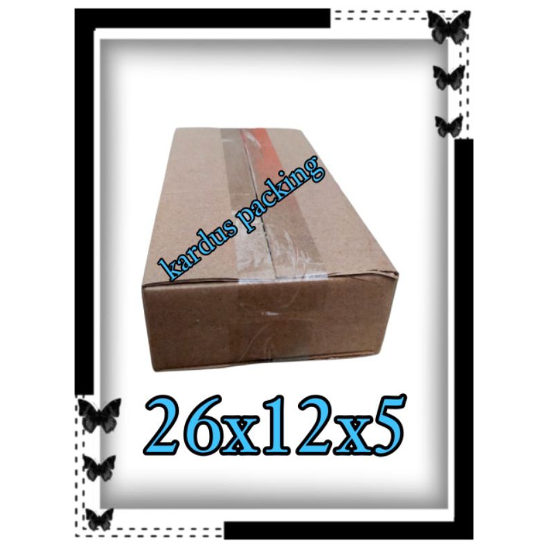 

kardus packing UK 26x12x5 kardus besar kardus kecil