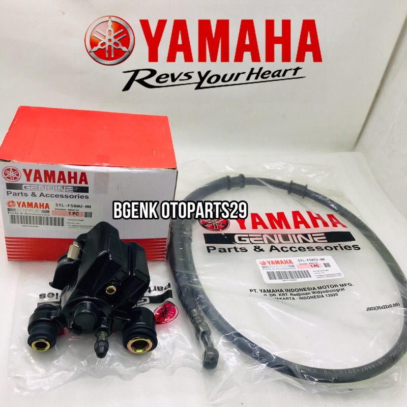 KALIPER DEPAN 5TL+SELANG REM DEPAN YAMAHA MIO SPORTY PERTAMA 2005-2008 ORIGINAL YGP QUALITY