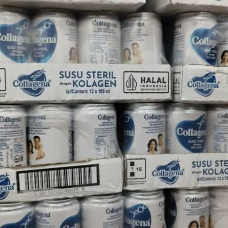 

Collagena Susu Steril Kolagen awet muda Mayora 1 Karton