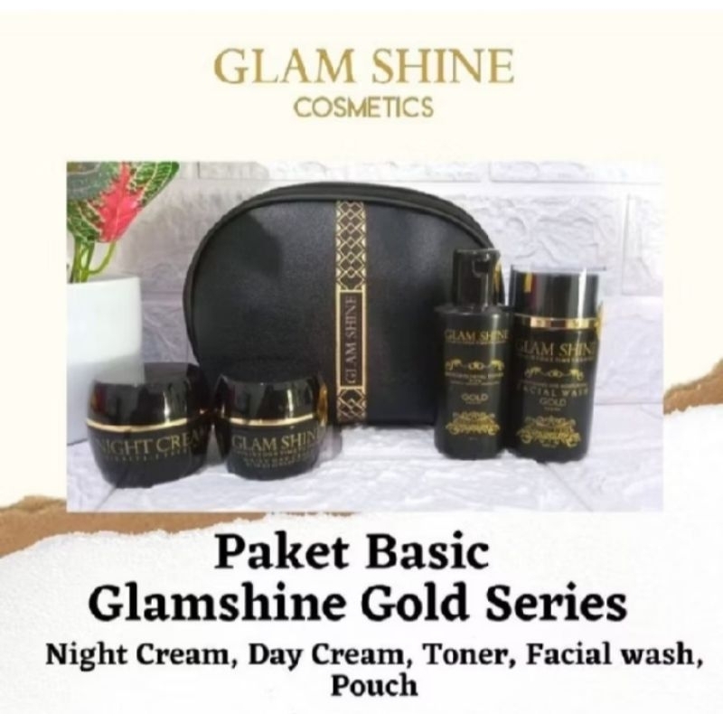 PAKET 2 GLAMSHINE GOLD SERIES FLEK HITAM