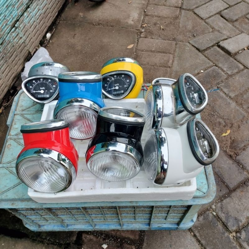 Batok lampu honda s90 /69 detail ori/Press besi