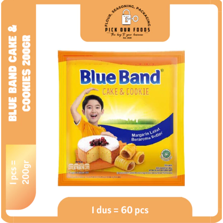 

BlueBand Cake & Cookies 200gr / Blue Band Serbaguna 200gr