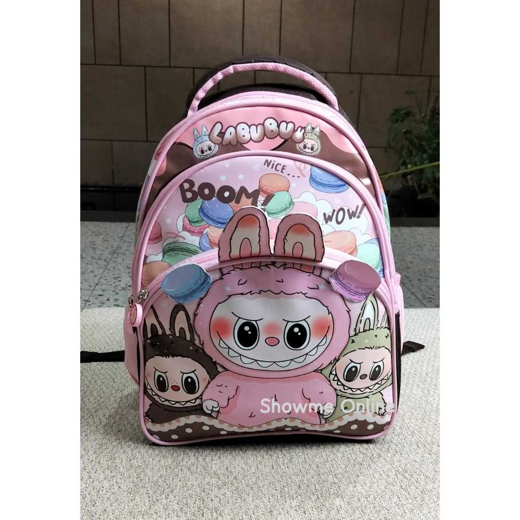 SHOWME TAS ANAK SEKOLAH - TAS RANSEL 13 INCH - 33CM- TK - 3D - MINI - 3 KANTONG - KUPING NONGOL- LOL