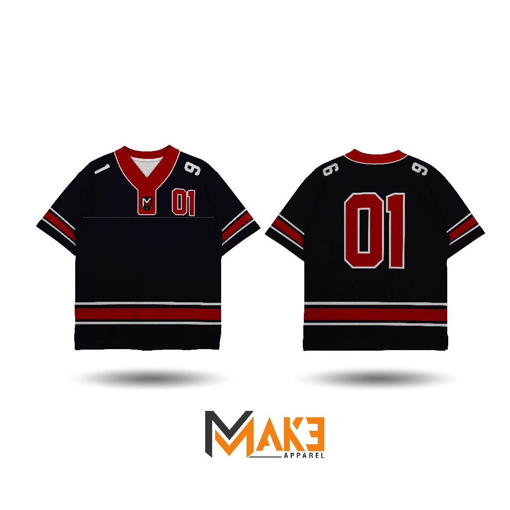 Kaos Jersey Boxy Oversize Unisex Pria Wanita / Jersey Streetwear / JERSEY DRYFIT