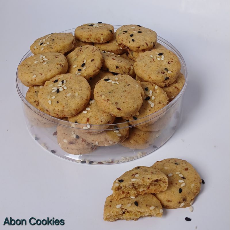

Kue Kering Abon Cookies mika bulat Kemasan 250gr dan 500gr