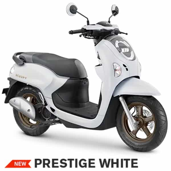 New Scoopy K2FP - Honda ORI Lid L Pocket Tutup Laci Charger - WHITE PUTIH