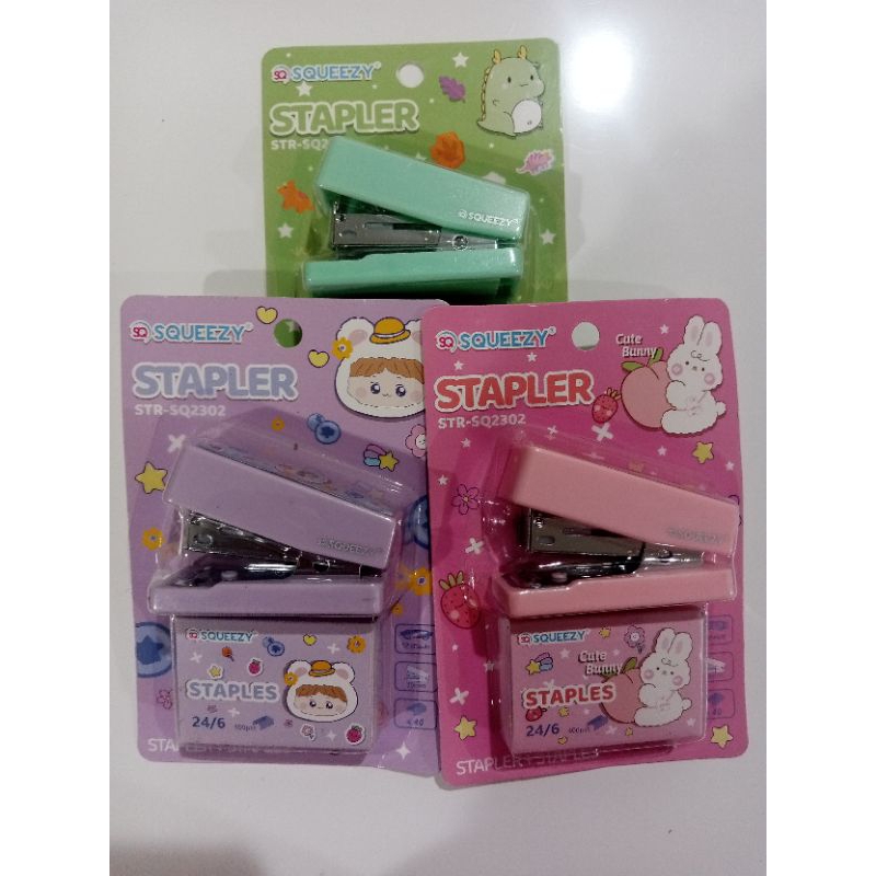 

Stapler + Staples Set Merk Squeezy (Stapler + Squeesy)