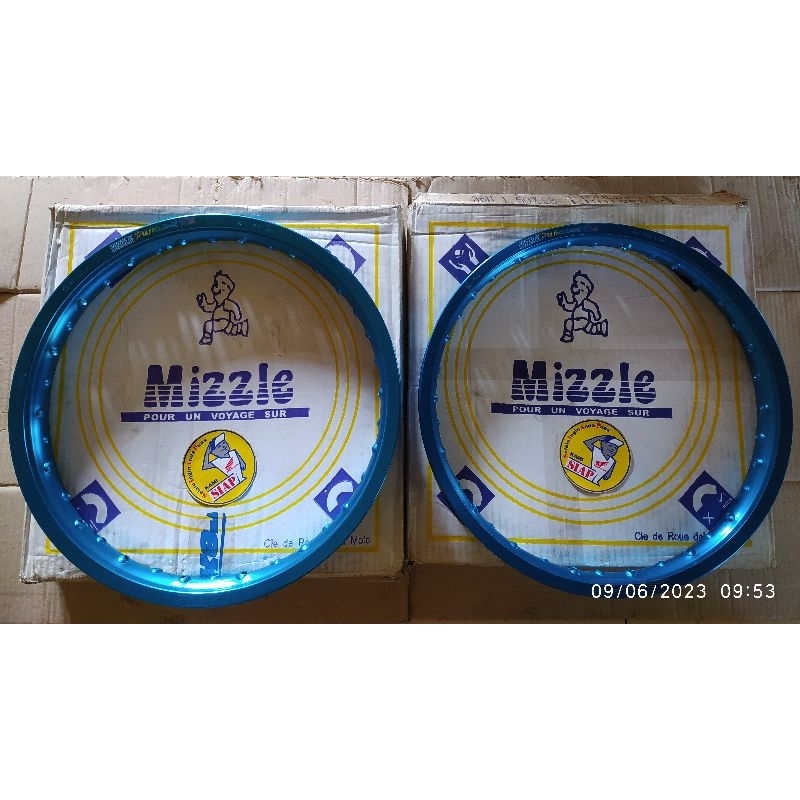 pelek velg veleg peleg mizzle profesional set sepasang 2pcs rim ring 18x1.85 18x185 18 x 1.85 18 x 1