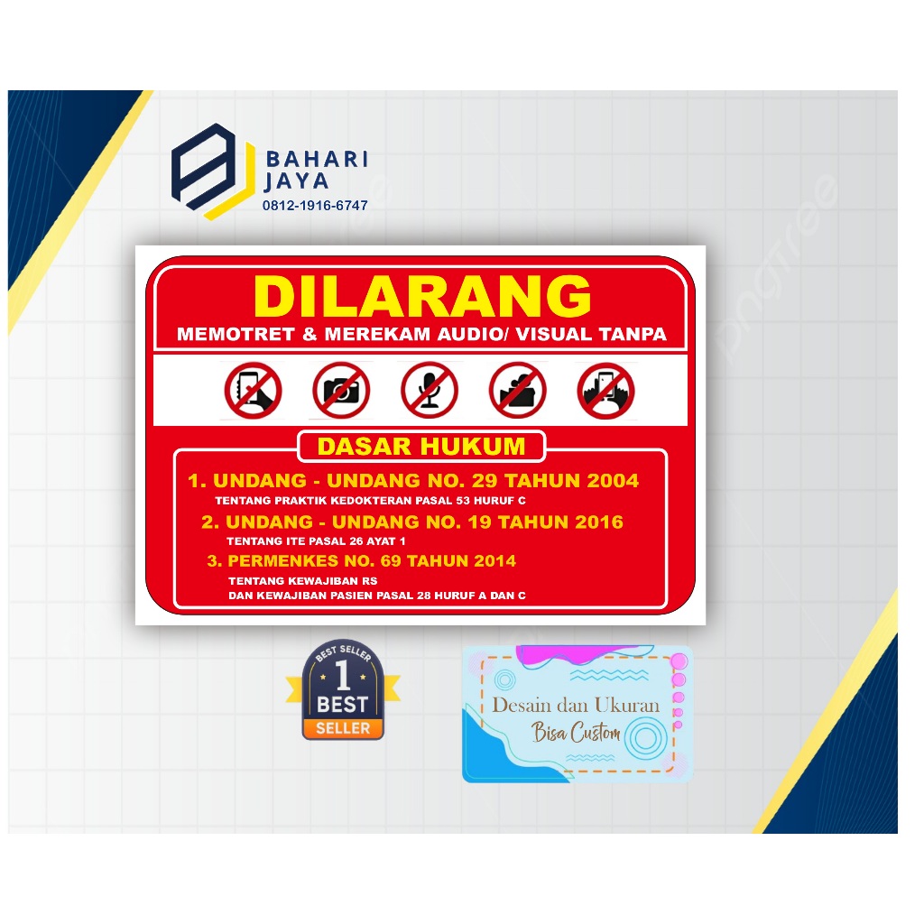 

STIKER DILARANG MENGAMBIL VIDIO ATAU FOTO