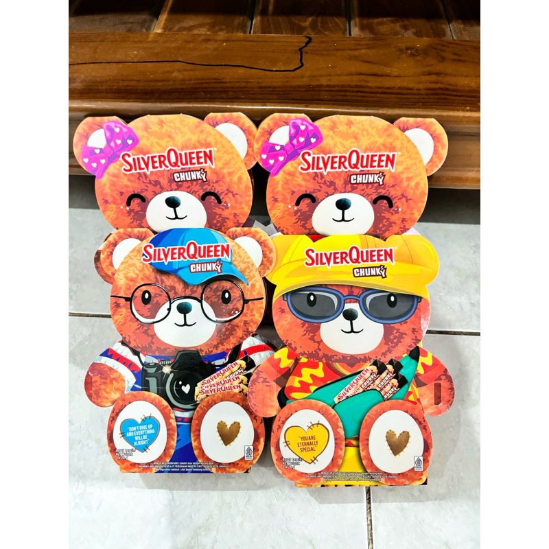 

SILVERQUEEN CHUNKY BEAR LOVE CHOCOLATE 3 x 26gr
