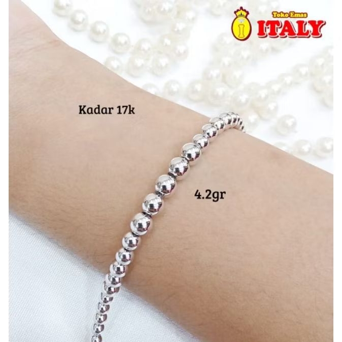 gelang emas tua variasi bola