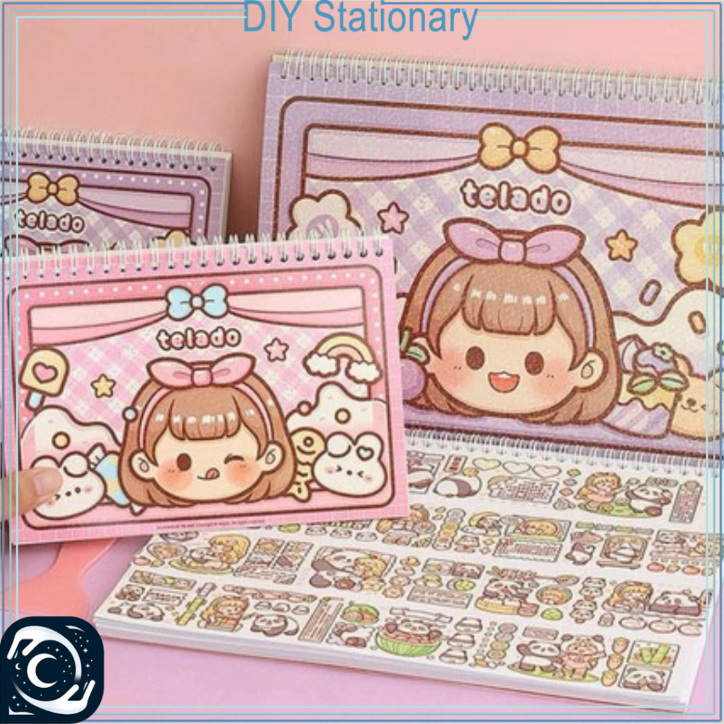 

Buku Stiker A5 Buat Tempel Koleksi Sticker Book Cover Bling TLD144