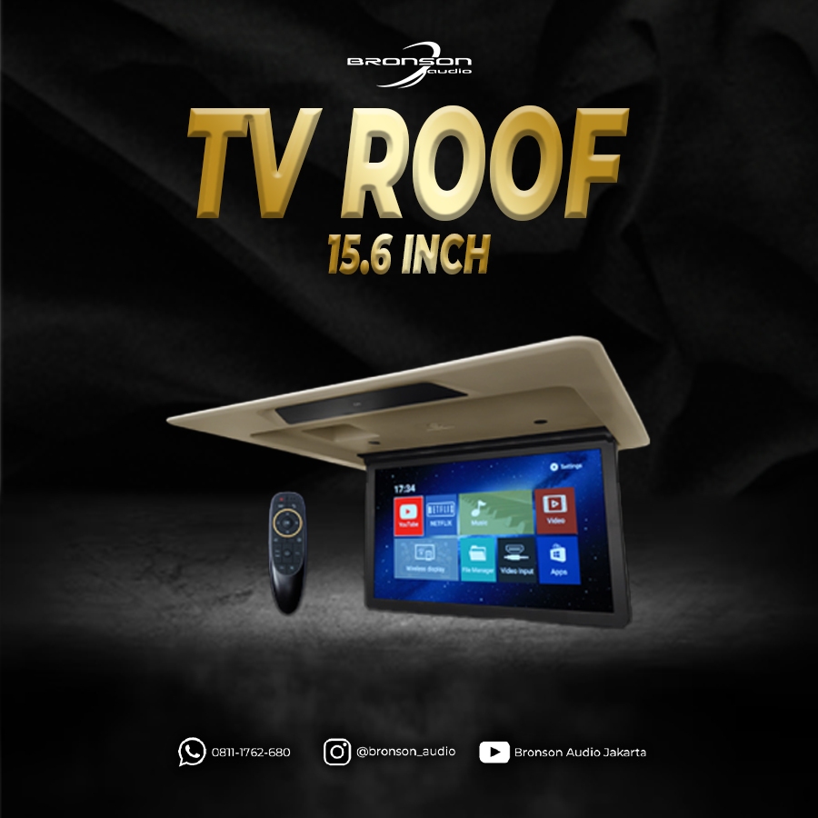 TV ROOF 15.6 INCH FOR TOYOTA ALPHARD