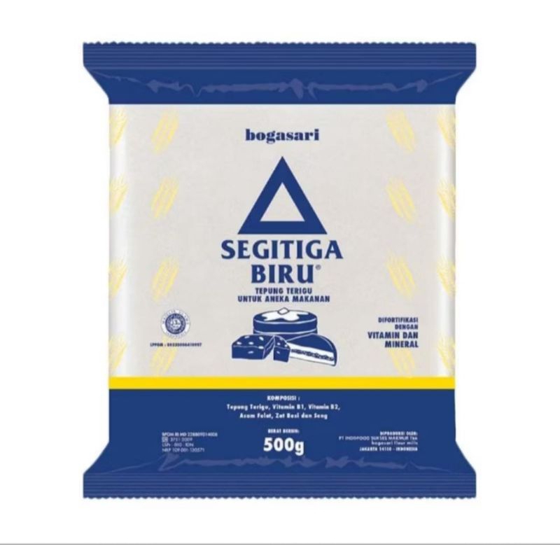 

TEPUNG TERIGU SEGITIGA BIRU 500 gram