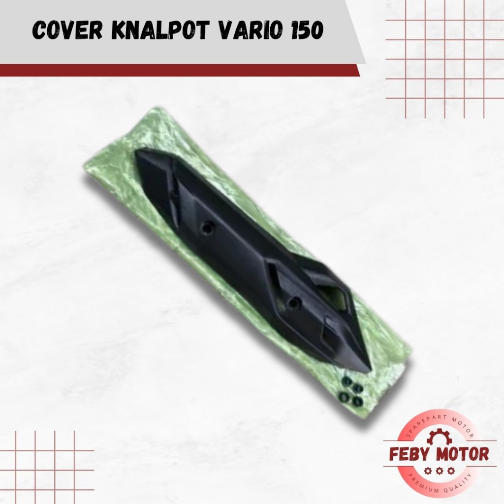 Cover Knalpot Vario 150 || Cover Tutup Cover Tameng Knalpot Vario 150