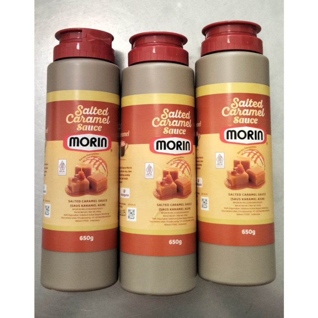 

MORIN SALTED CARAMEL SAUS KEMASAN TUBE 650 GRAM