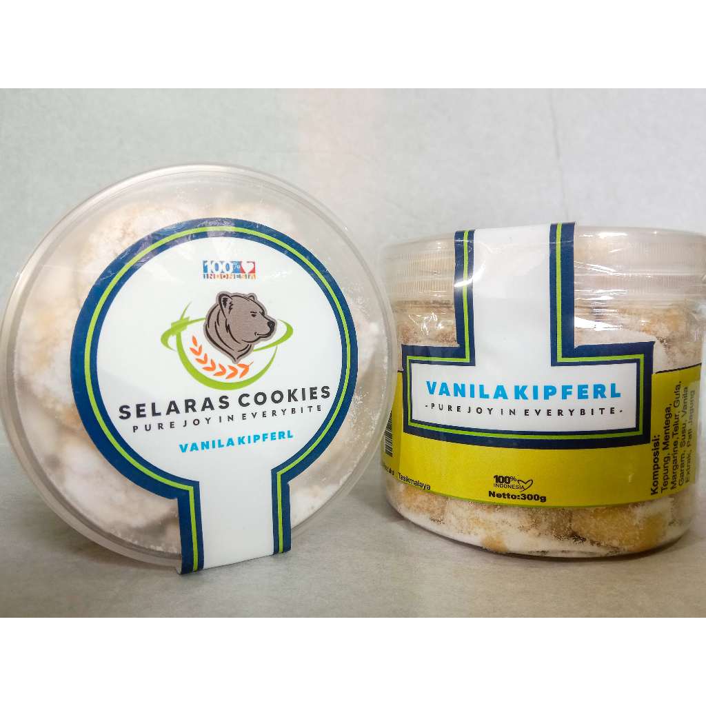 

Selaras Cookies - Kueh Kering Vanila Kipferl (Salju) Premium