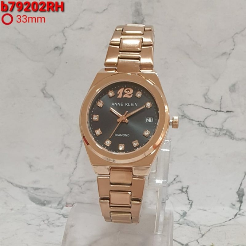 Jam Tangan Wanita Anne Klein Rantai Besi