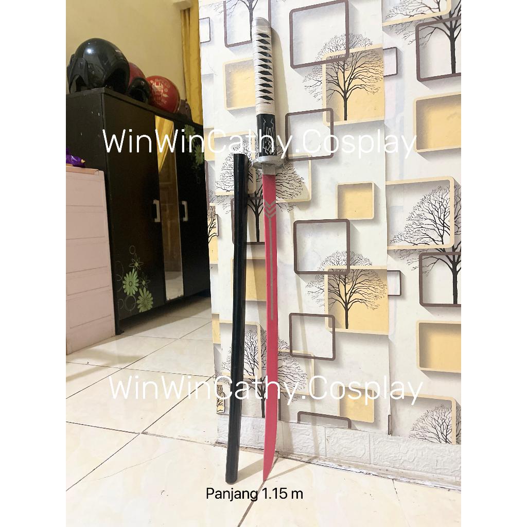 DIJUAL PEDANG KAFKA HSR-Honkai Star rail properti weapon cosplay murah pedang kafka