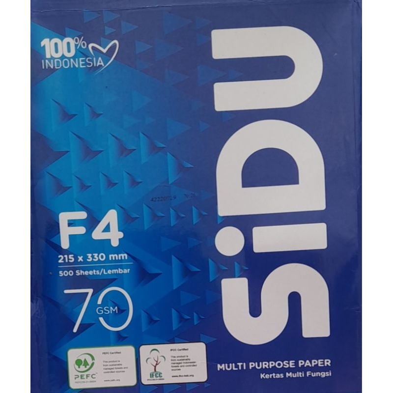 

kertas F4 70 gsm sidu