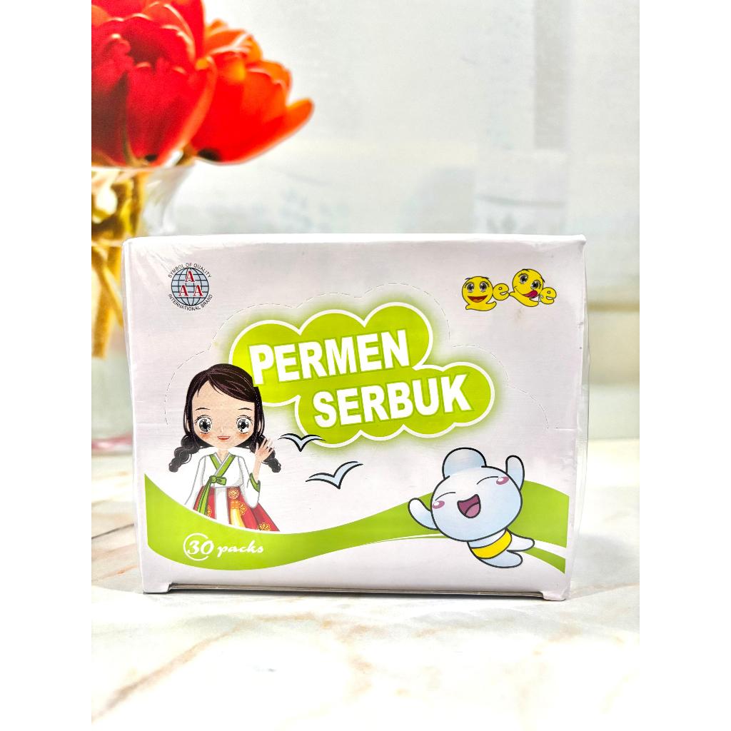 

PERMEN SERBUK QEQE 30 PACK 1 BOX