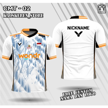 jersey badminton indonesia master 2025 kaos badminton china master baju bulu tangkis victor kaos bad