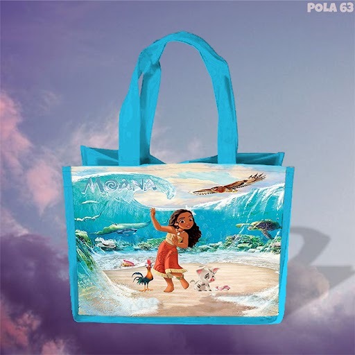

Tas Souvenir Ultah Gambar MOANA 03 Goodie Bag Cute Anak