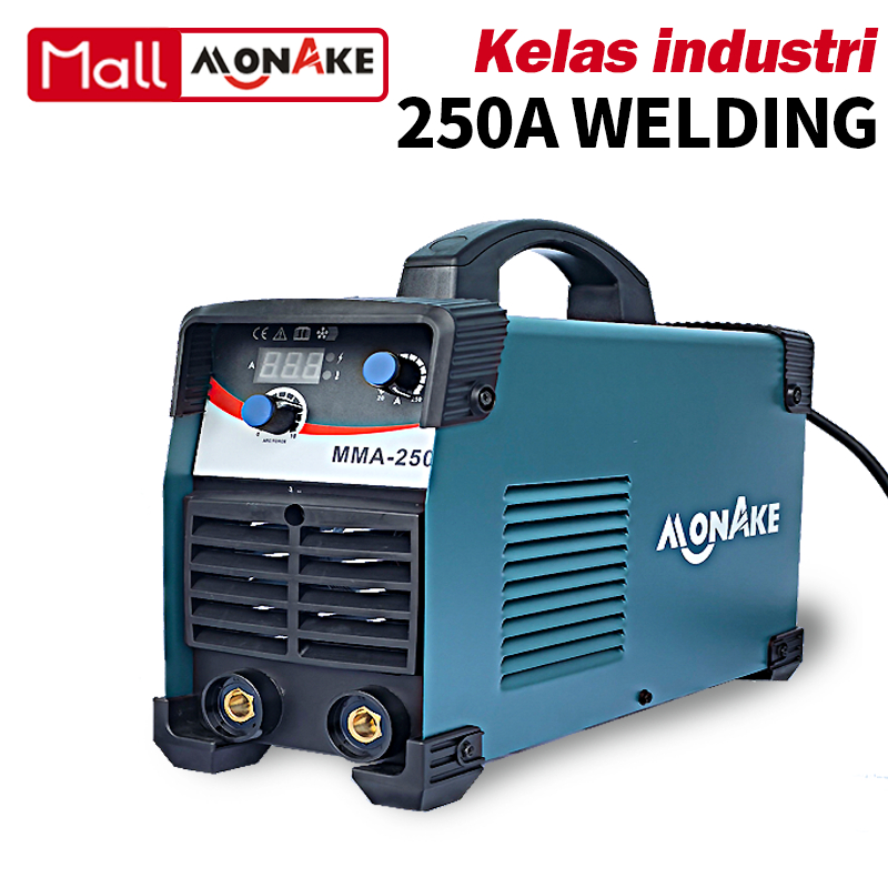 MONAKE Alat Jerman Mesin Las Inverter Welding mesin las listrik 450 watt MMA 120A IGBT 450 watt mini