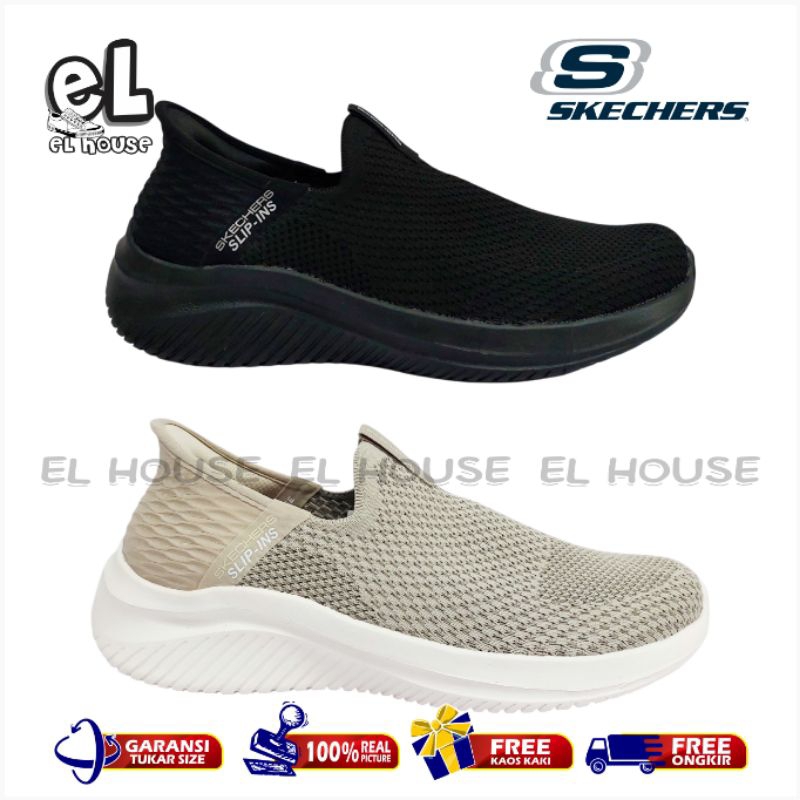 SKECHERS SLIP INS SHINNY MAN/SEPATU SKECHERS PRIA/SKECHERS SLIP ON/SEPATU SLIP ON/MURAH/ORIGINAL