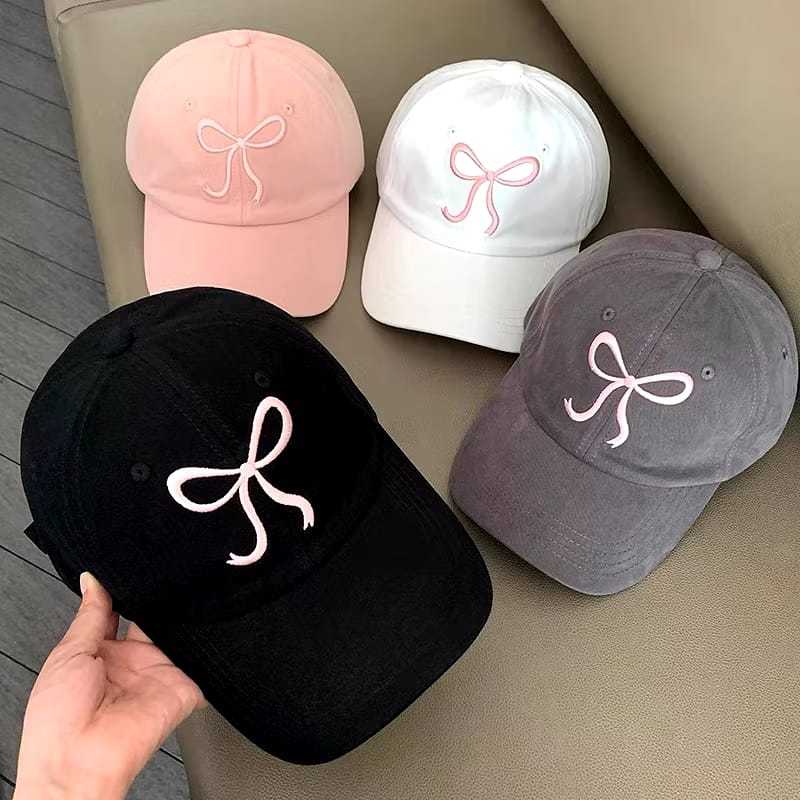 Pria Wanita Topi Baseball Dewasa Pita Simpel Adjustable Trendy
