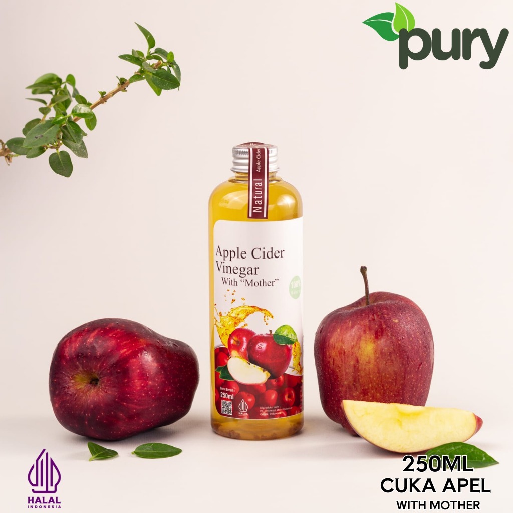 

PURY - Cuka Apel 250ml / Apple Cider Vinegar With Mother