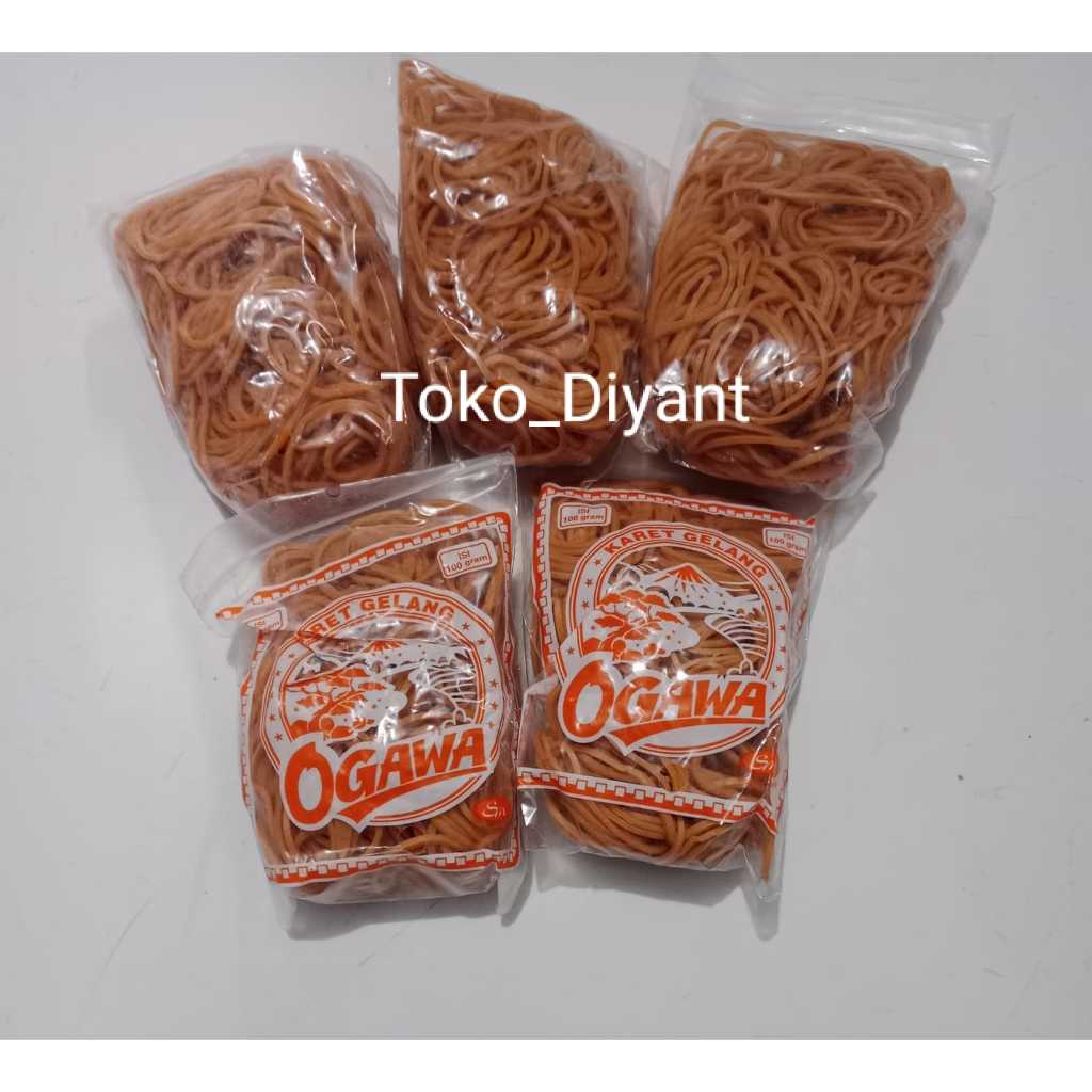 

Karet Gelang OGAWA Kuning 100 gram