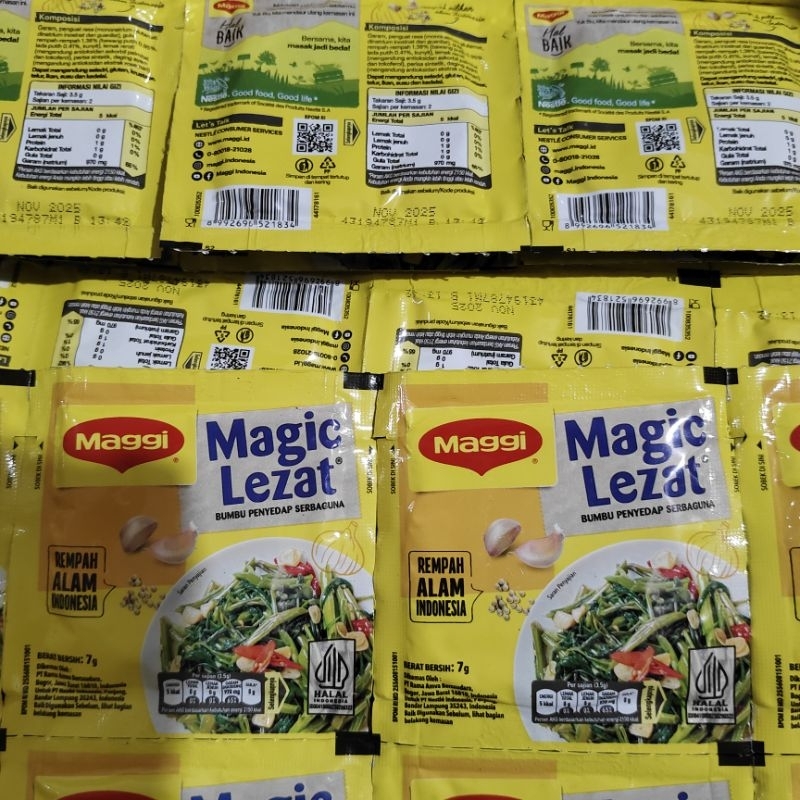 

maggi Magic Lezat 7g x 12 (1 renceng)