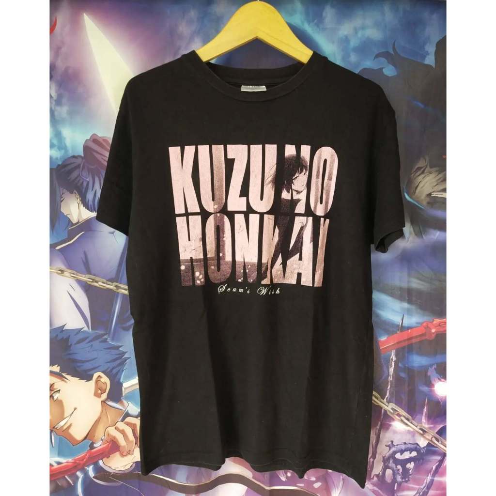 Kuzu no Honkai Official Anime Tee Kaos Tshirt Original Second Merch Japan Korea Brand Vintage Retro 
