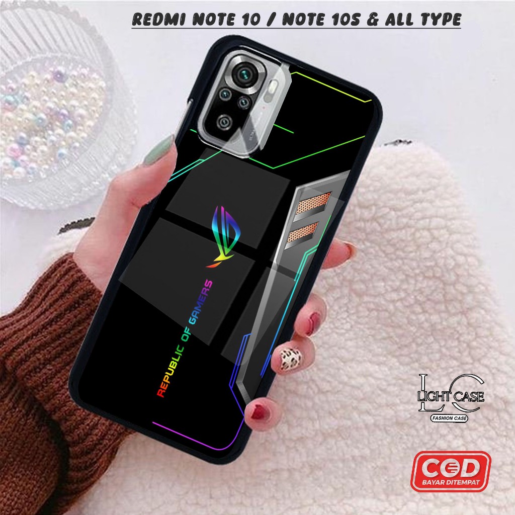 CASE GLOSSY REDMI NOTE 10 / REDMI NOTE 10S dan ALL TYPE SMARTPHONE & ANDROID Bisa request tipe Cassi