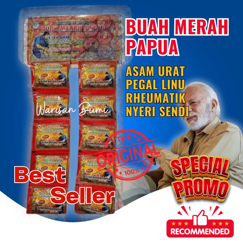 

Buah Merah Papua Original Isi 20 Saset Pegal Linu