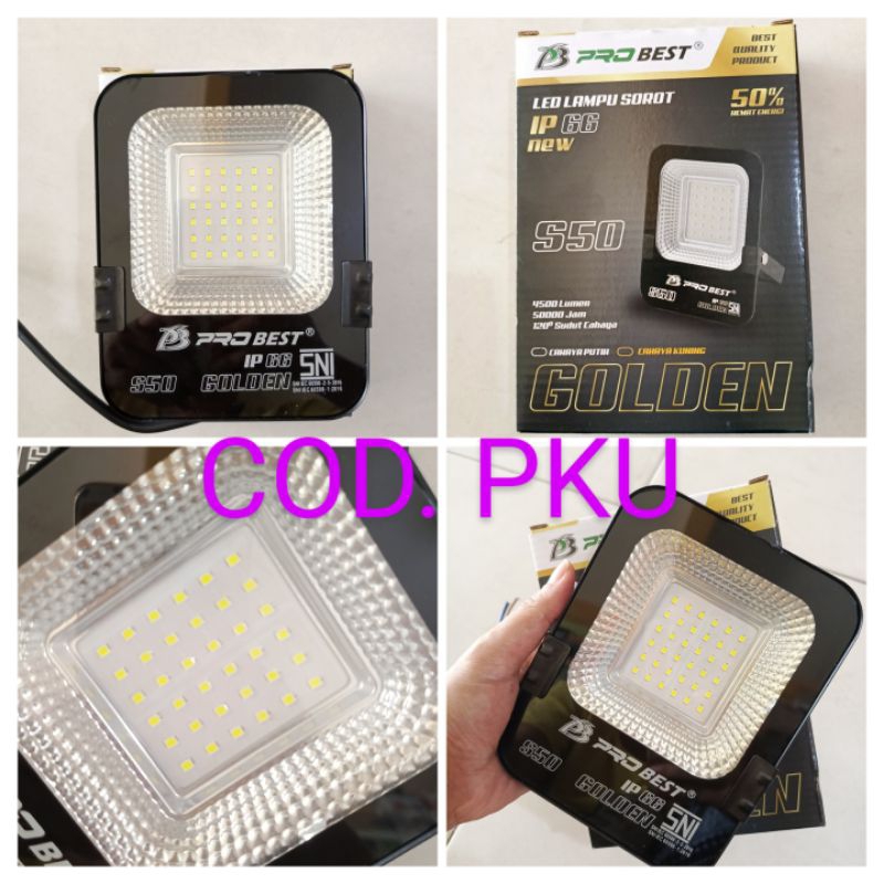 LAMPU LED SOROT/KAP SOROT 50WATT PUTIH
