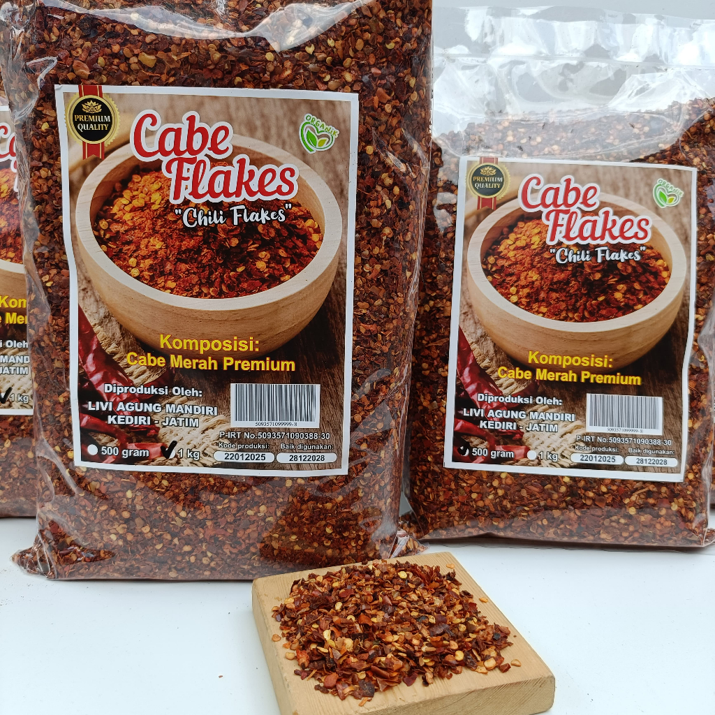 

CABAI FLAKES BUBUK CABAI KASAR ALL VARIANT