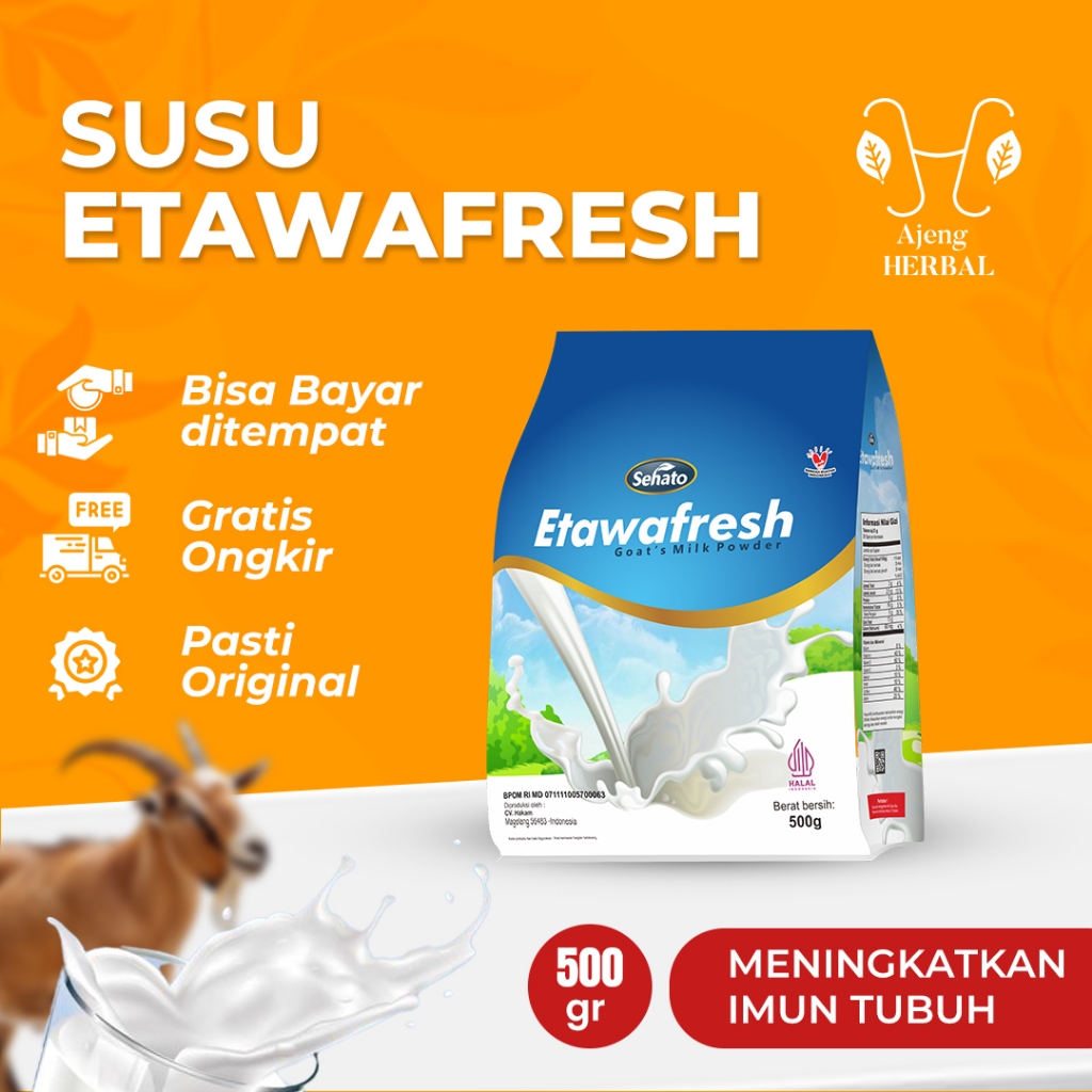 

SEHATO Etawafresh Susu Kambing Etawa 500gr