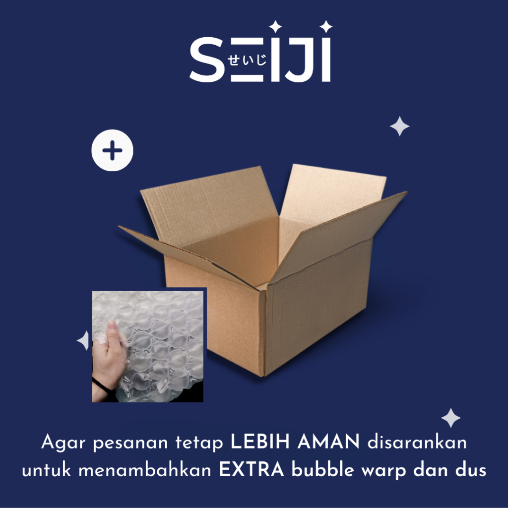 

【SEIJI】TAMBAHAN Kardus Bubble Wrap Bubble Packaging Extra Dus Keamanan Tambahan Extra Bubble Wrap Dus Tambahan Keamanan Extra Karus Cardboard