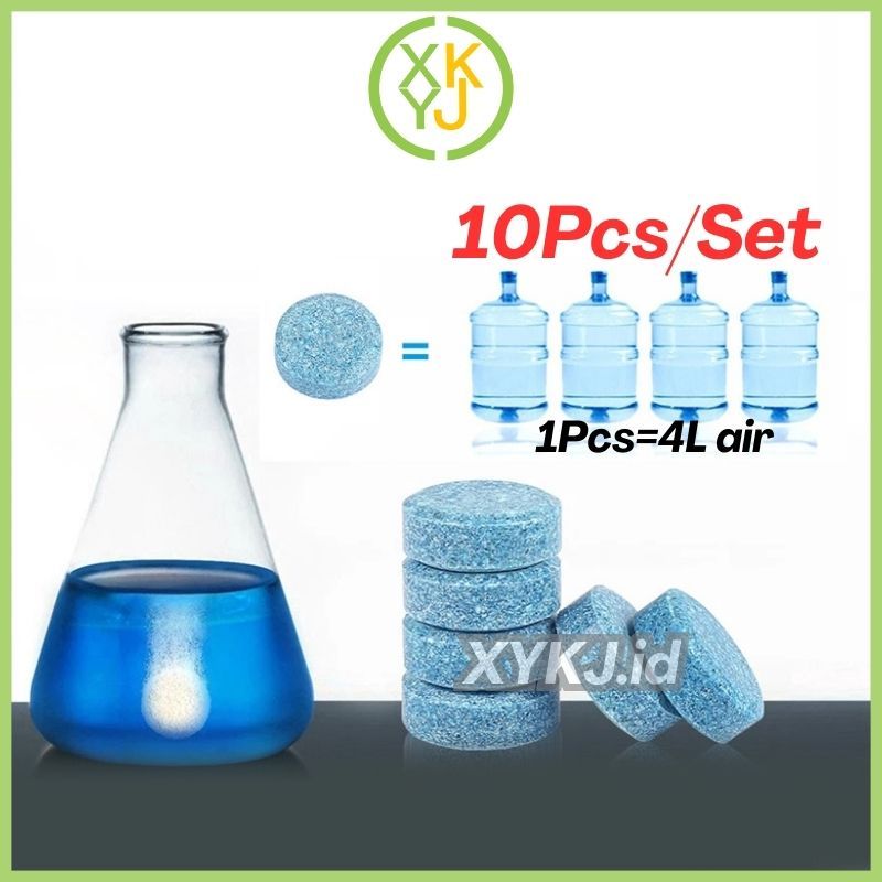 XYKJ Tablet Effervescent Pembersih Kaca Mobil Tablet Air Wiper Sabun Pembersih Kaca Pil Obat Jamur