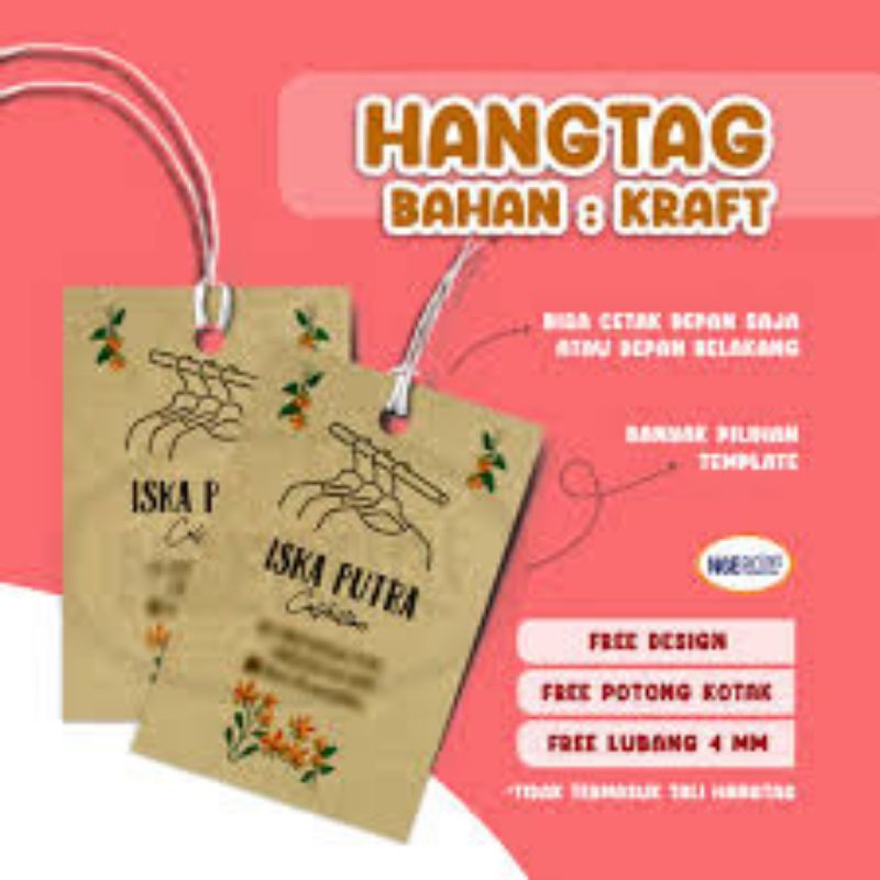 

HANG TAG Label baju Koko Bervariasi