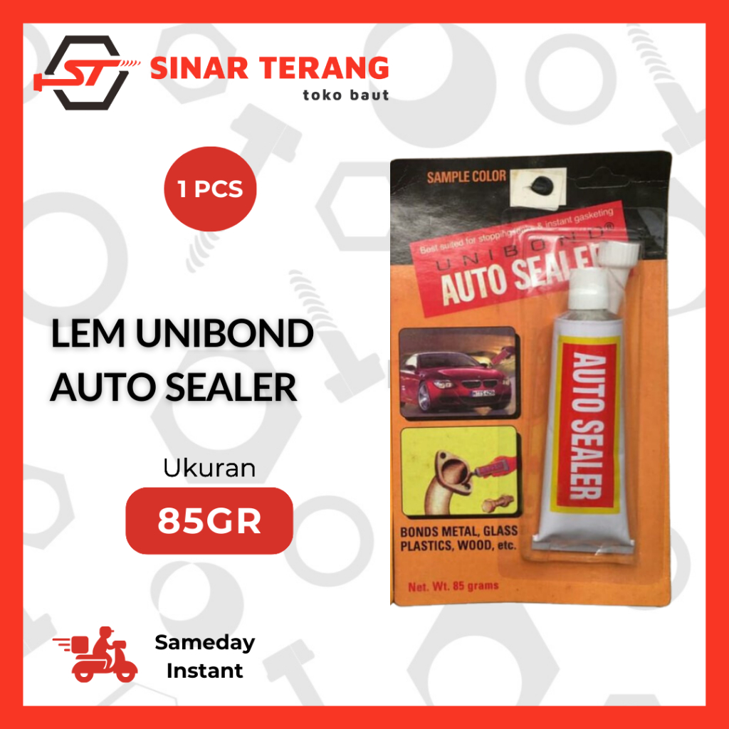 

Lem Autosealer Besar 85 gr UNIBOND - Lem Auto Sealer Hitam