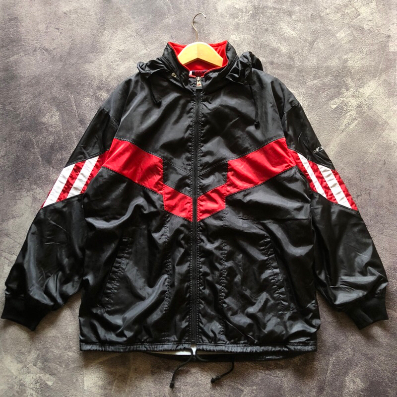 Windbreaker Rugby Jacket CANTERBURY Second Size L Oversize (XL muat),Windbreaker Rugby jacket second