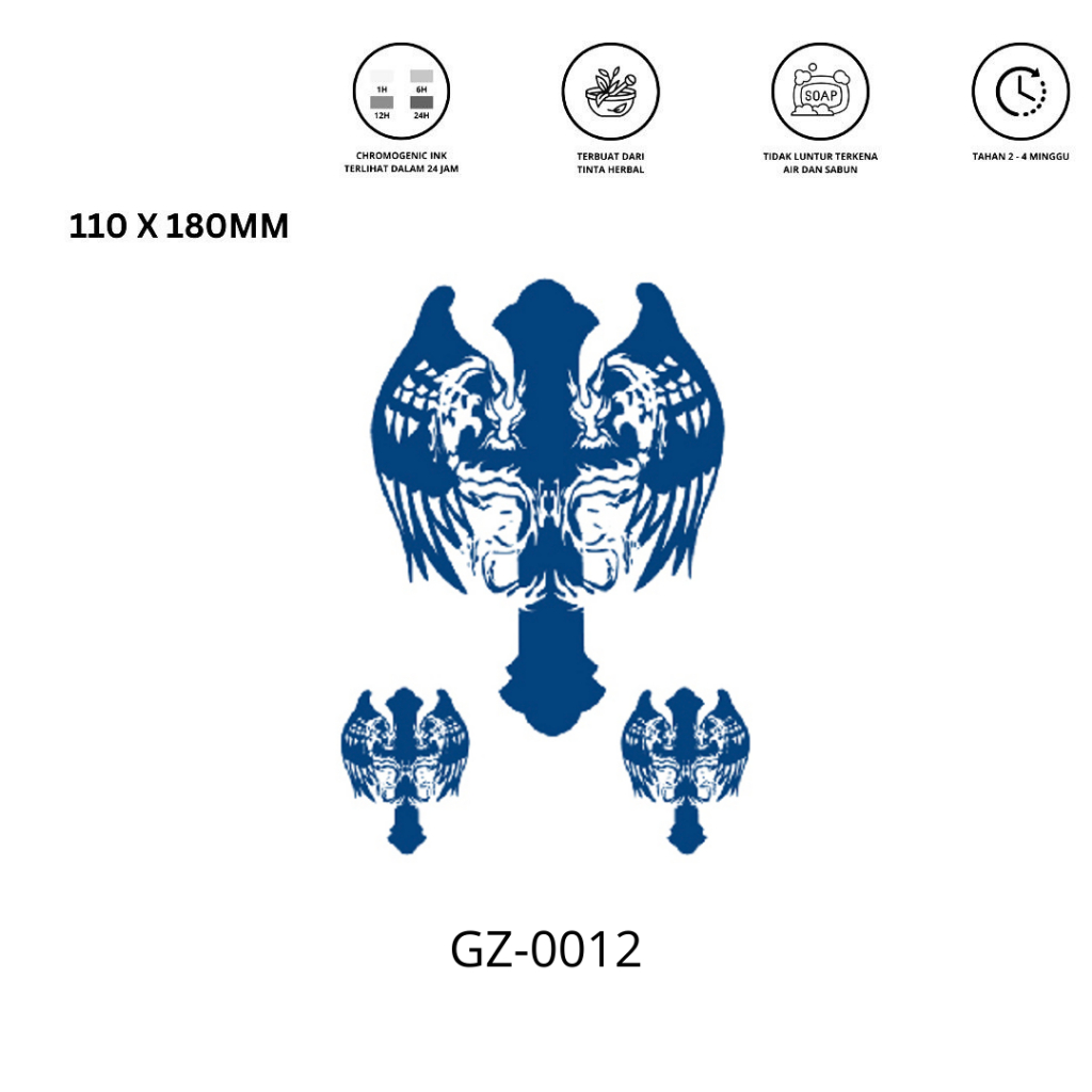 Tattoo Salib Besar Tattoo Temporer Tattoo Temporary