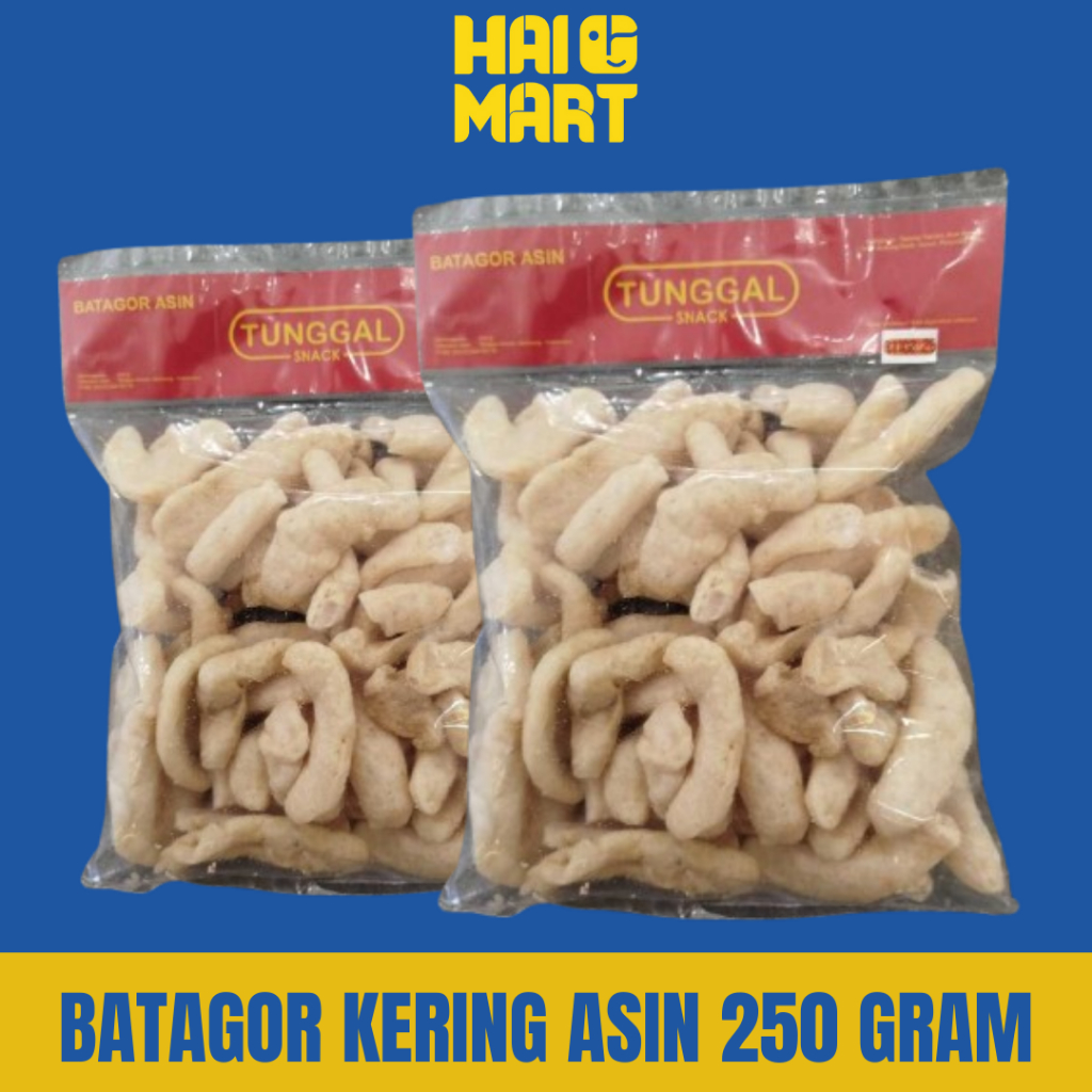 

Tunggal Batagor Kering Asin 250 Gram