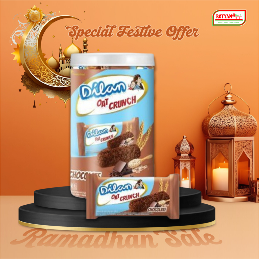 

PROMO Ramadhan DILAN Choco Oat Crunch Toples 10gr | isi 25 pcs Menu Wajib Lebaran Idul Fitri