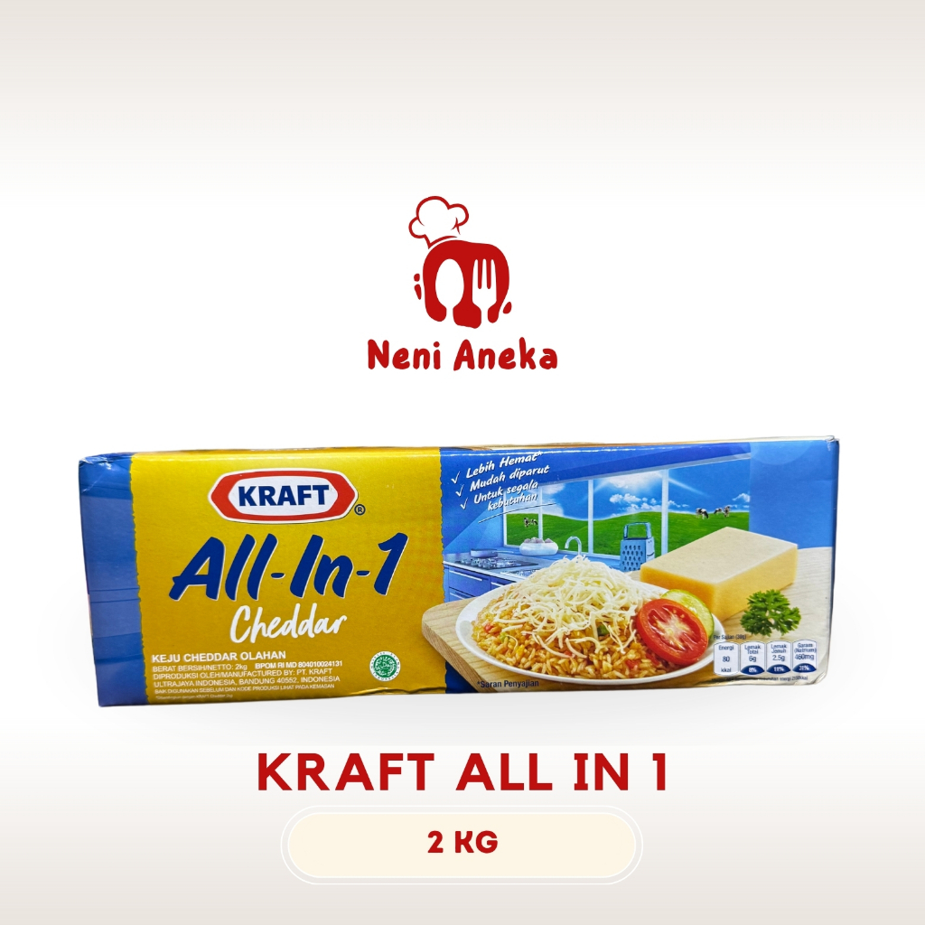 

Keju Kraft Cheddar ALL IN ONE - 2kg