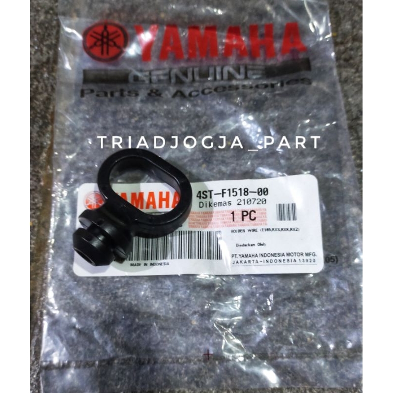 klem karet pegangan kabel speedometer spakbor sepakbor depan yamaha nouvo rxking rx king fizr f1zr o