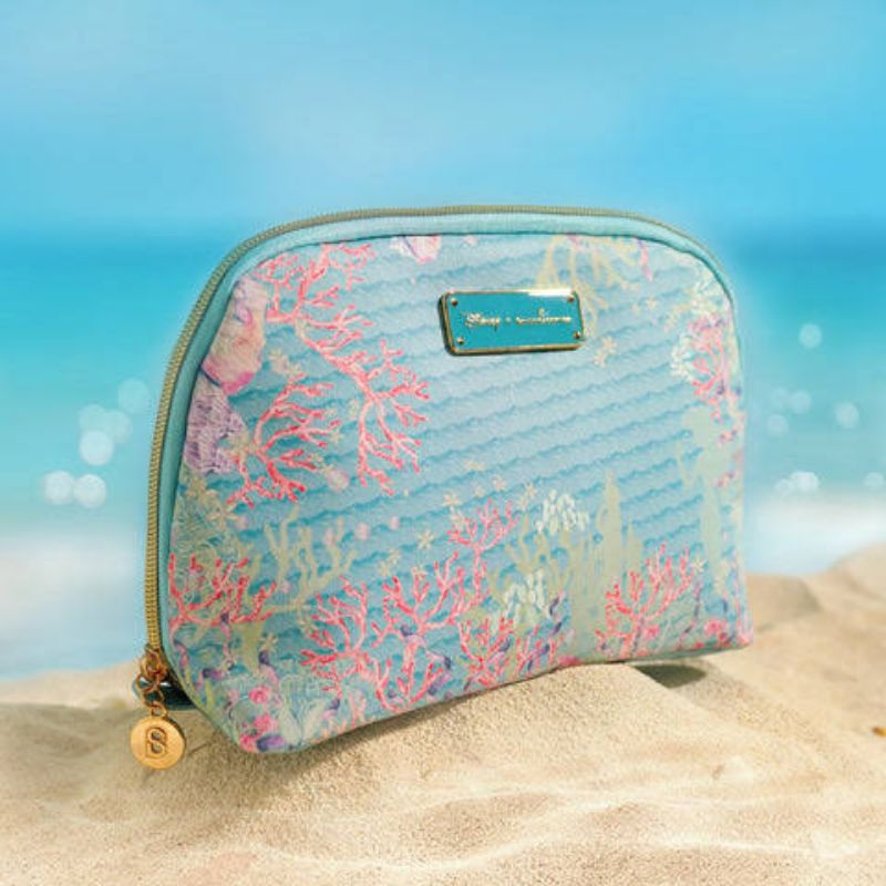 Buttonscarves The Little Mermaid Pouch - Teal